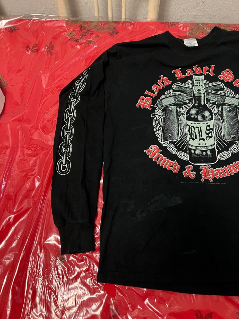 Vintage 2005 Black Label Society Long Sleeve Concert Tour Shirt Sz Medium - Picture 4 of 8